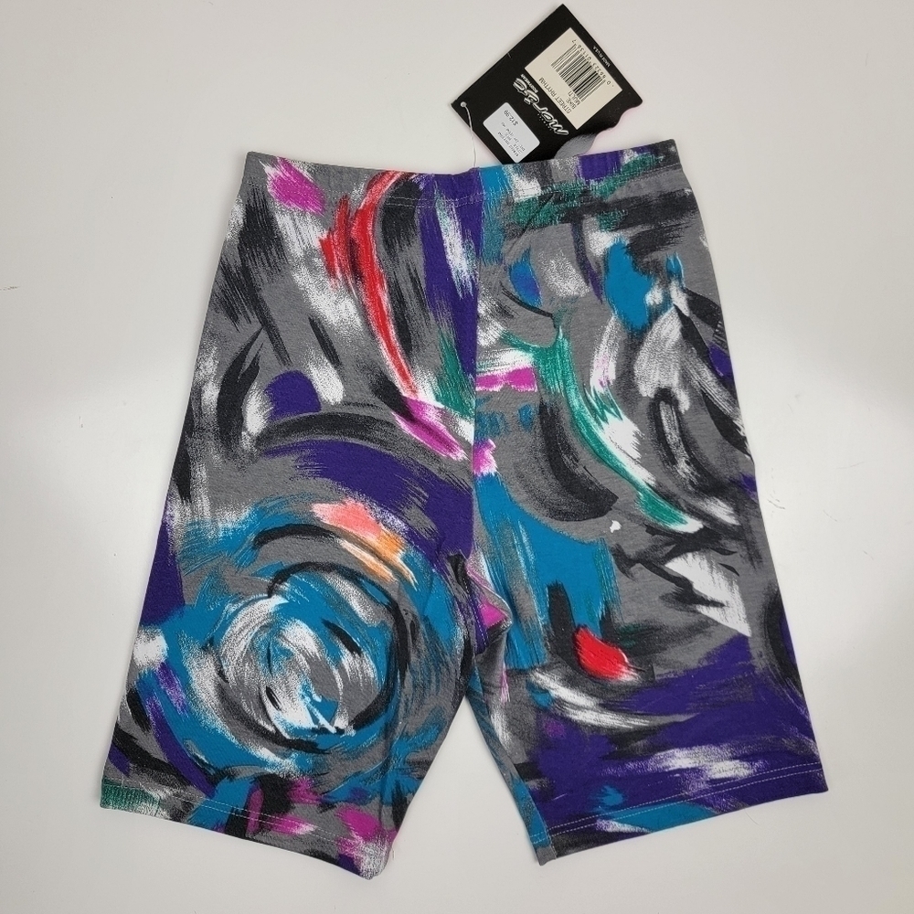 Moret Vintage 90s Printed Bike Shorts S NEW - Picture 7 of 7